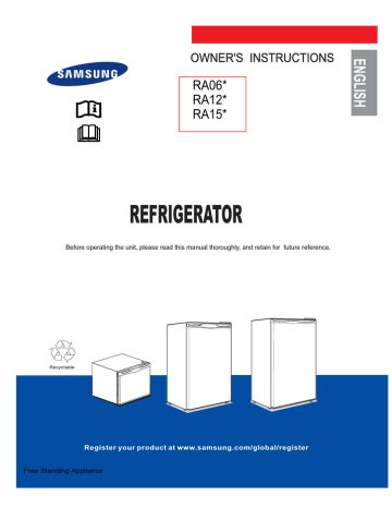 Samsung RA15CCSWQN Operating instructions | Manualzz