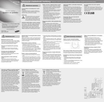 Samsung GT-E1150I User manual | Manualzz