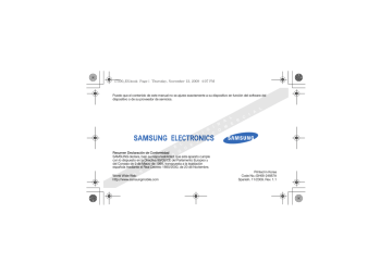 Samsung GT-I7500 Manual de usuario | Manualzz