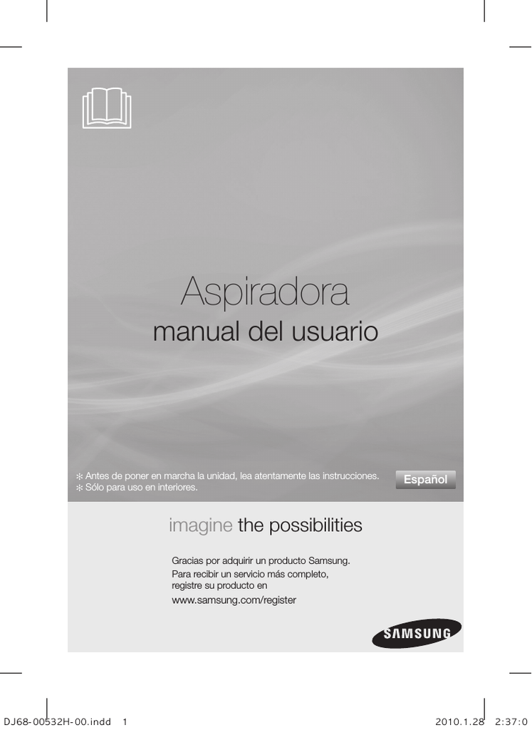 Samsung SC4785 Manual de usuario | Manualzz