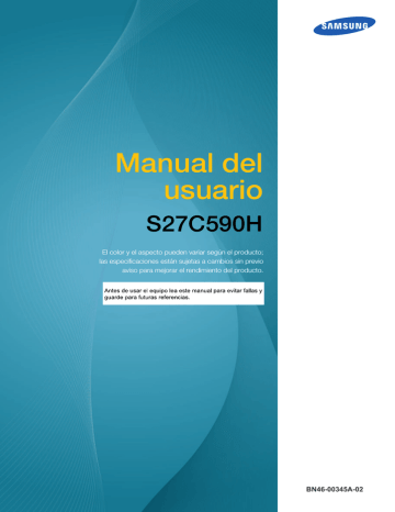 Samsung S27C590H Manual de usuario | Manualzz