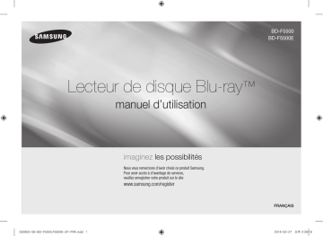 Samsung BD-F5500E, BD-F5500 Manuel utilisateur | Manualzz