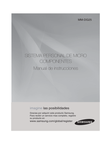 Precauciones en el manejo y almacenamiento de los discos. Samsung MM-DG25 | Manualzz