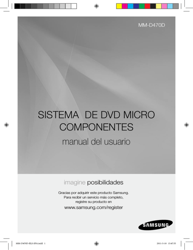 Samsung MM-D470D User manual | Manualzz