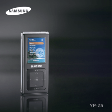 Samsung YP-Z5QW/ELS Benutzerhandbuch | Manualzz