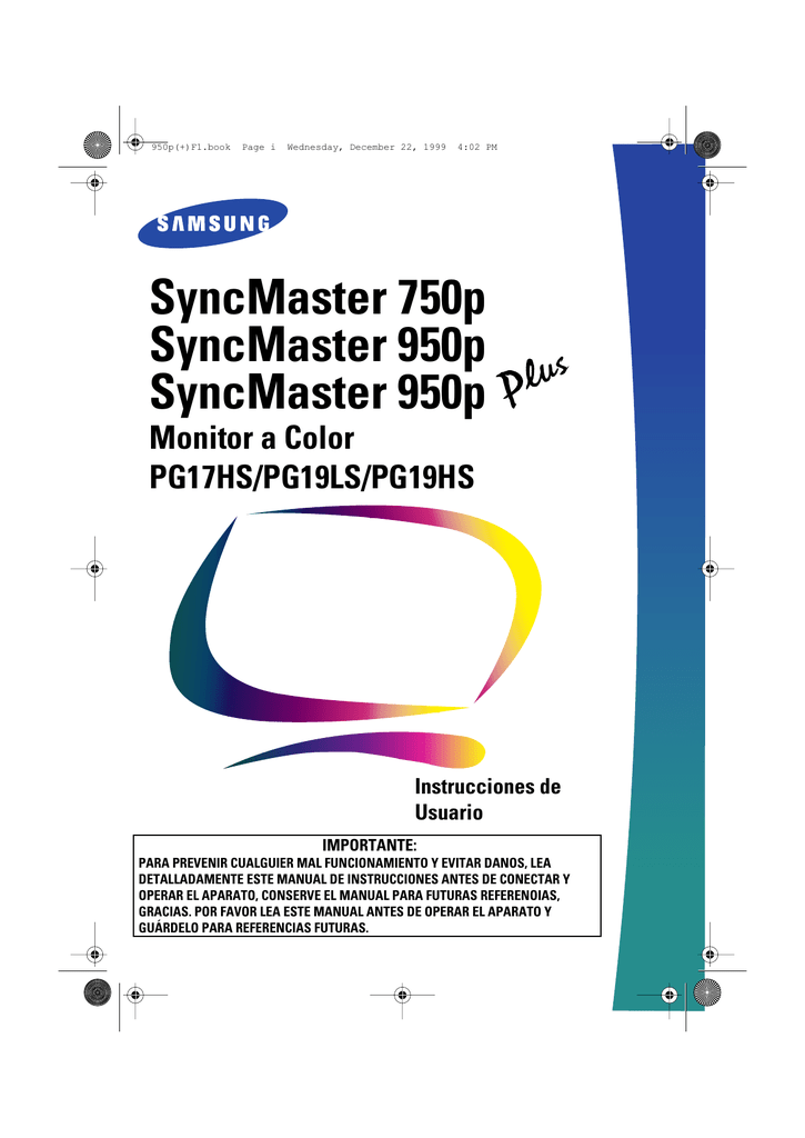 operar. Samsung 950P, 750P | Manualzz