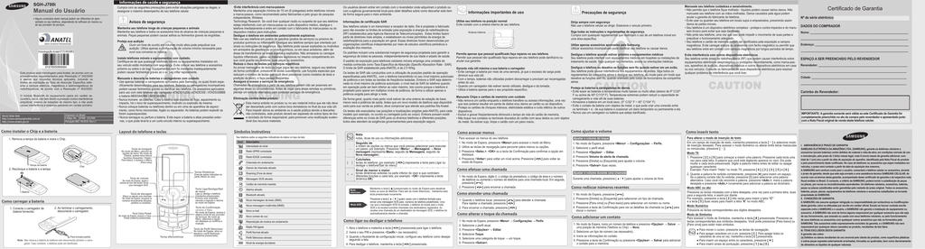 Samsung Sgh J700l Manual Do Usuario Manualzz