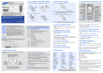 Samsung SGH-C161 Manual do usuário | Manualzz