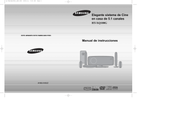 Configuración del tiempo de retardo. Samsung HT-XQ100 | Configuración