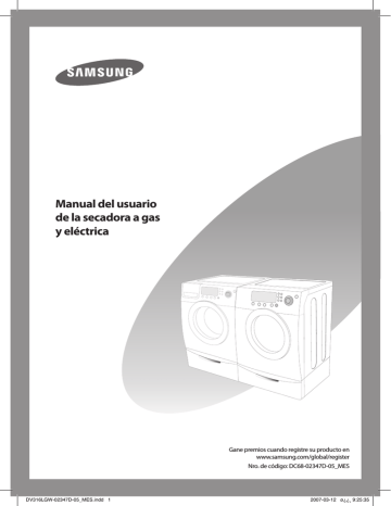 Samsung DV316LES Manual de usuario | Manualzz