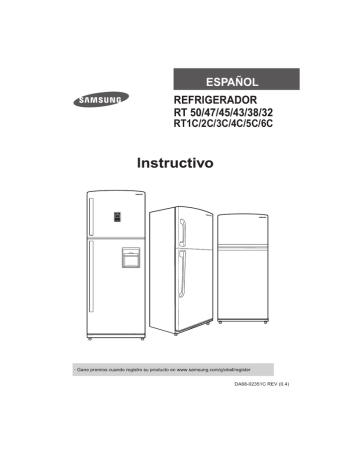 manual de refrigerador samsung rl39wbmt