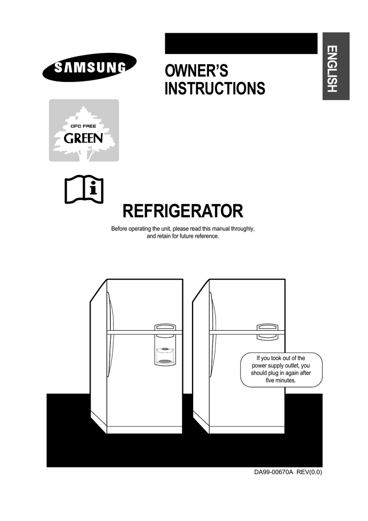 Samsung SR-43NXB User manual