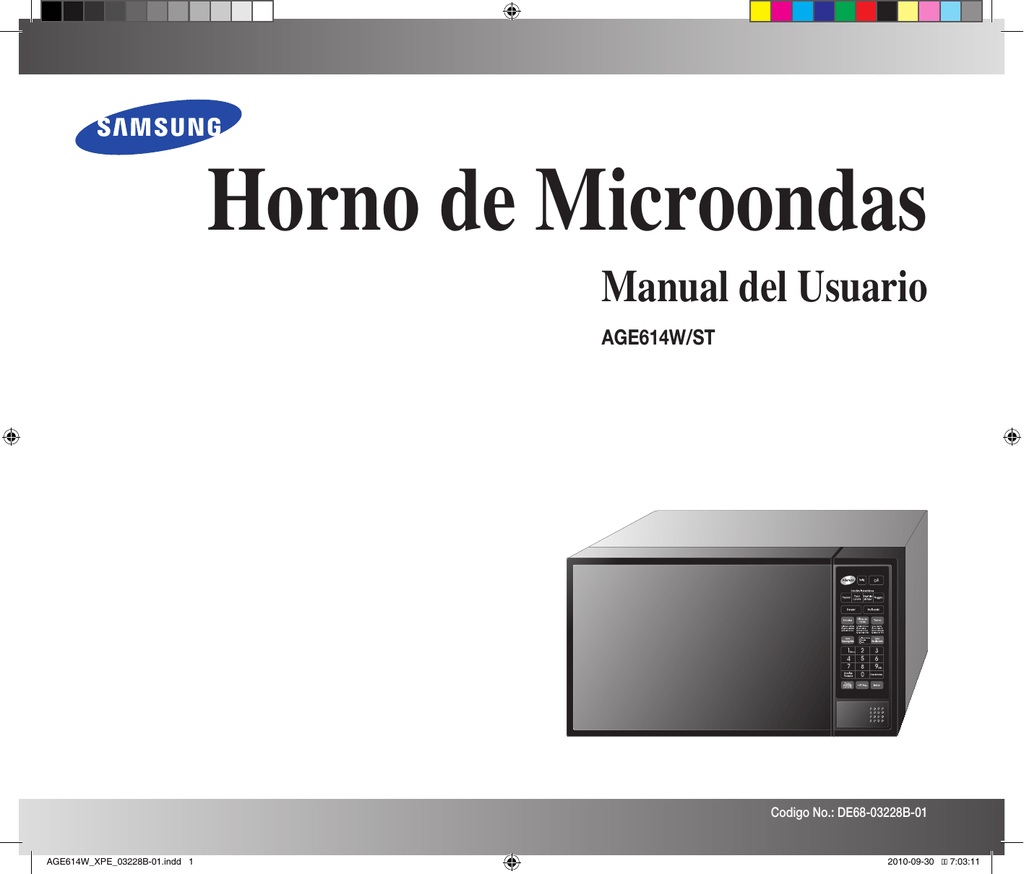 Su Nuevo Horno de Microondas. Samsung AGE614ST/XPE, AGE614W/XPE | Manualzz
