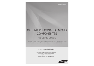 Samsung MM-D330D Manual de usuario | Manualzz