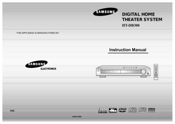 Samsung HT-DB300 Instruction manual | Manualzz