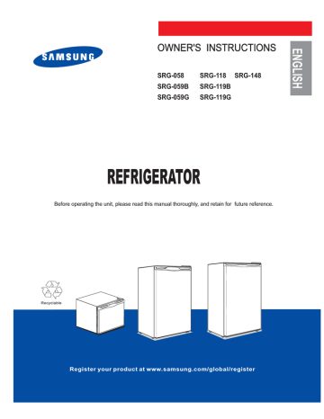 Samsung SRG-148 Operating instructions | Manualzz