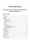 Zeiterfassung Support Ticket System Handbuch