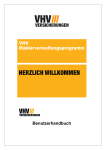 VHV Maklerverwaltungsprogramm Benutzerhandbuch