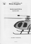 Nine Eagles KESTREL 500SX Bedienungsanleitung