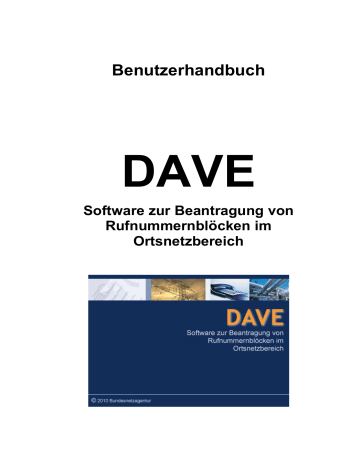 Benutzerhandbuch DAVE | Manualzz