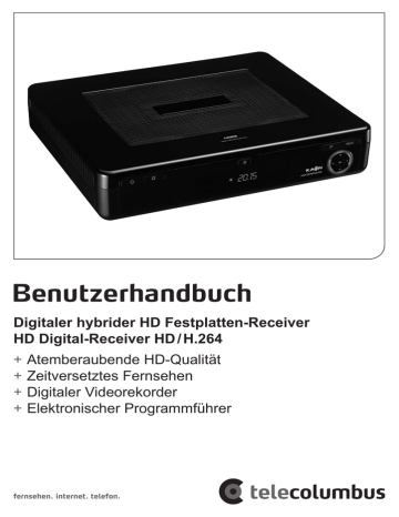 HD Festplatten-Receiver KAON Handbuch | Manualzz