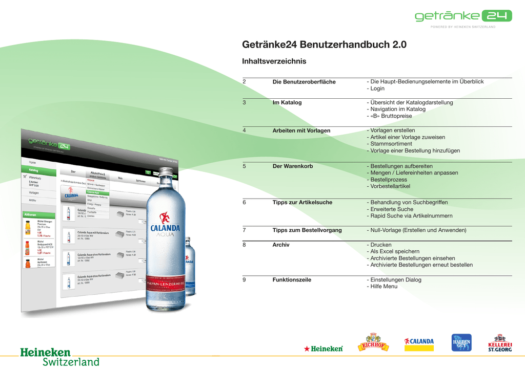 Getranke24 Benutzerhandbuch 2 0 Manualzz