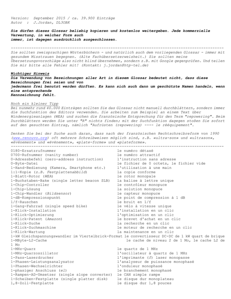 Version September 2015 Ca 39 900 Eintrage Autor J Jordan Manualzz
