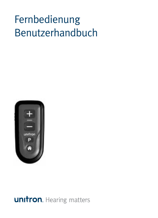 Bedienungsanleitung Unitron RemoteControl Manualzz