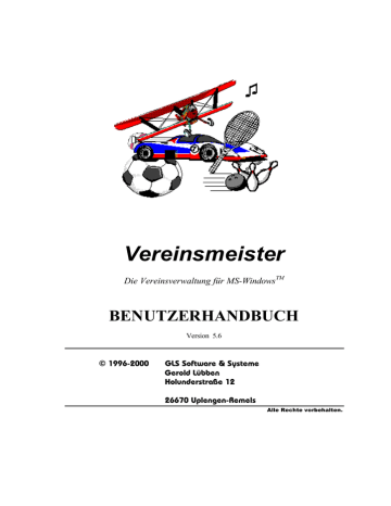 GLS Vereinsmeister - VR-Bank Schwalm-Eder | Manualzz