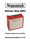 Nepomuk Kleiner Muk MK2 Benutzerhandbuch