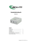 Akupunkturger&auml;t e-ACU-Pen Installationsbuch