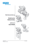 SIPOS 5 ECOTRON Betriebsanleitung