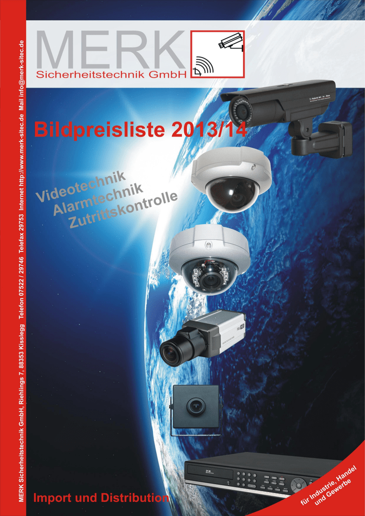 PROFI Überwachungskamera 1/3" Sony EXview HAD CCD II 700 TVL 2,8-12mm Nachtsicht 