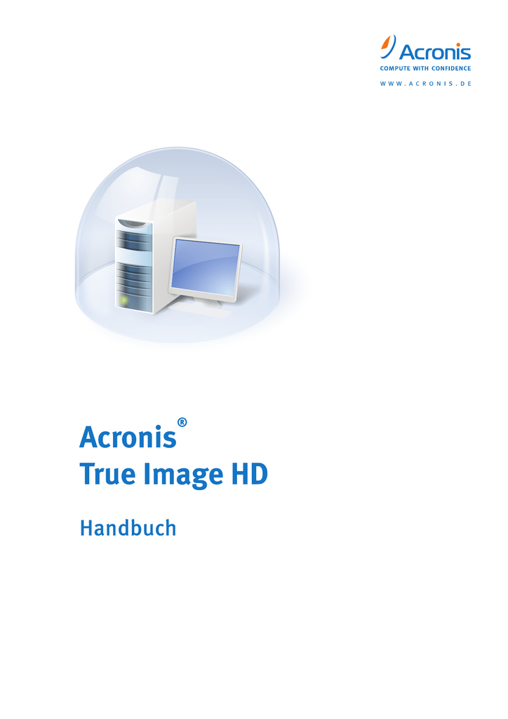 acronis true image hd instructions