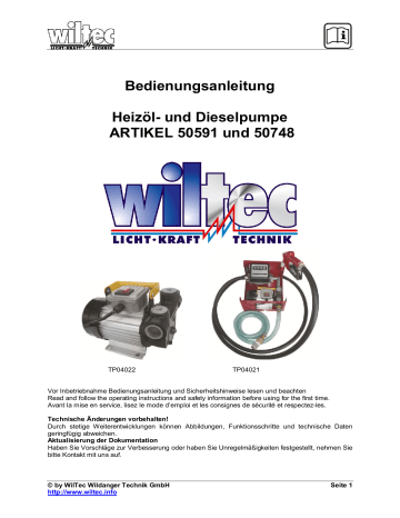 WilTec Bedienungsanleitung | Manualzz