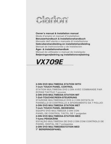 Clarion VX709E Owner Manual | Manualzz
