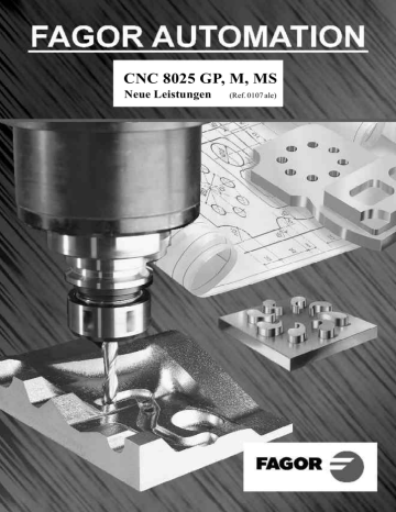 Fagor CNC 8025 M Benutzerhandbuch | Manualzz