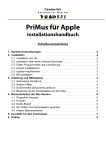 PriMus f&uuml;r Apple Installationshandbuch