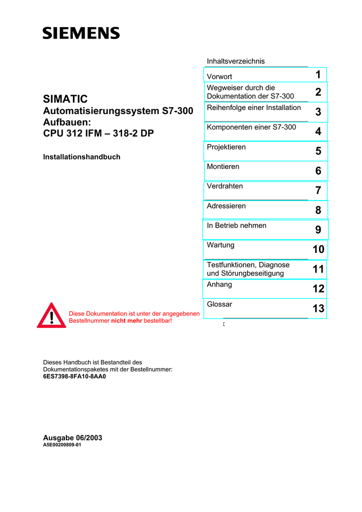 cpu 312 ifm 318 2 dp service manualzz