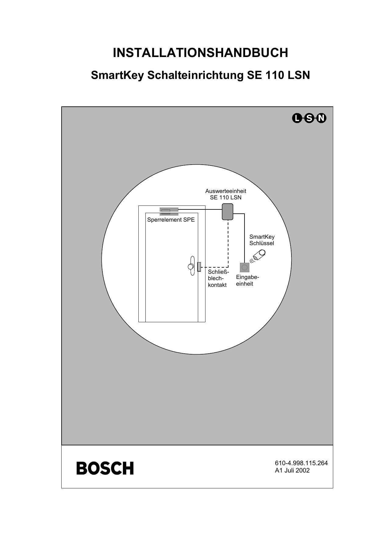 SE 110 LSN - Bosch Security Systems | Manualzz