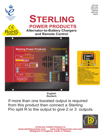 Sterling Power Products | Manualzz