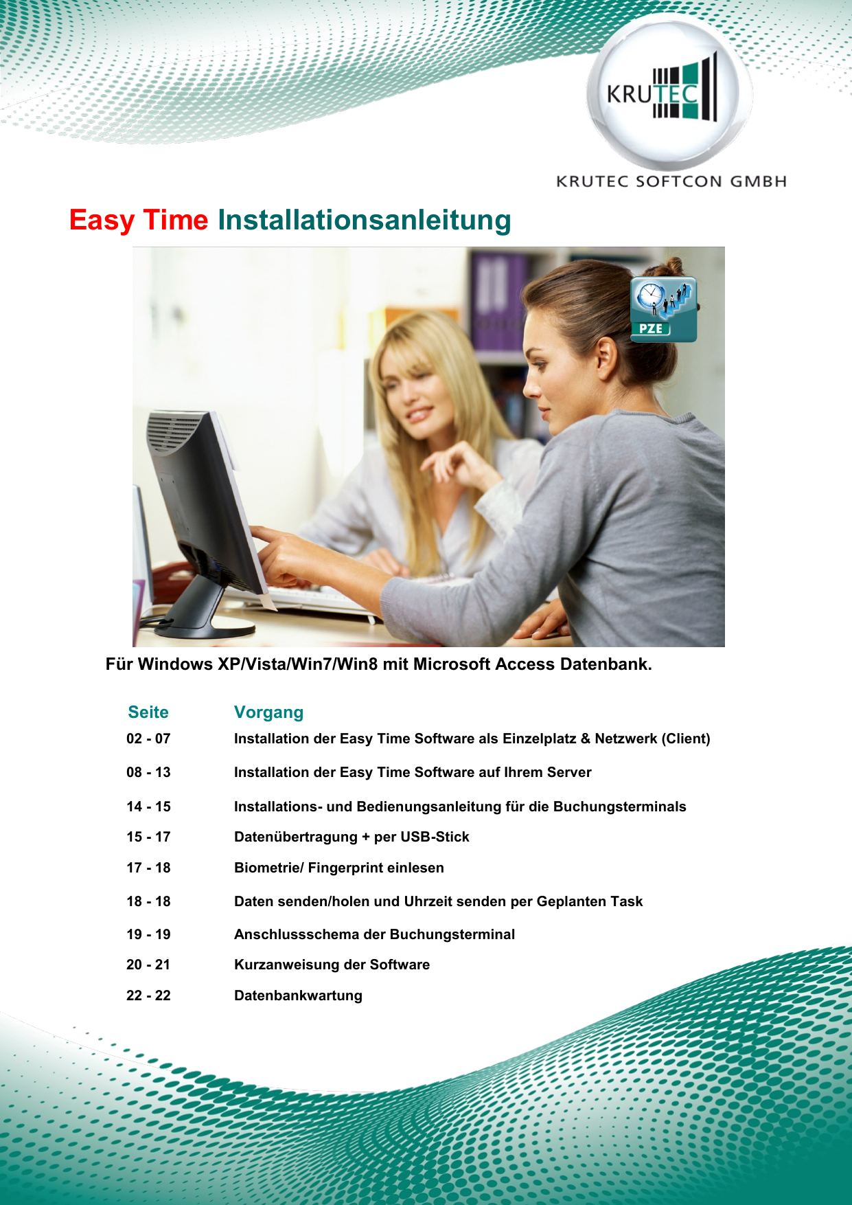 Easy Time Installationsanleitung Manualzz