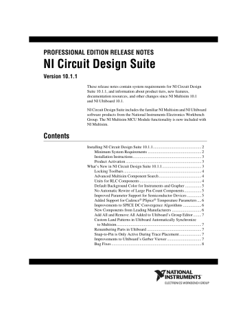 Ni Circuit Design Suite 10 1 Manualzz