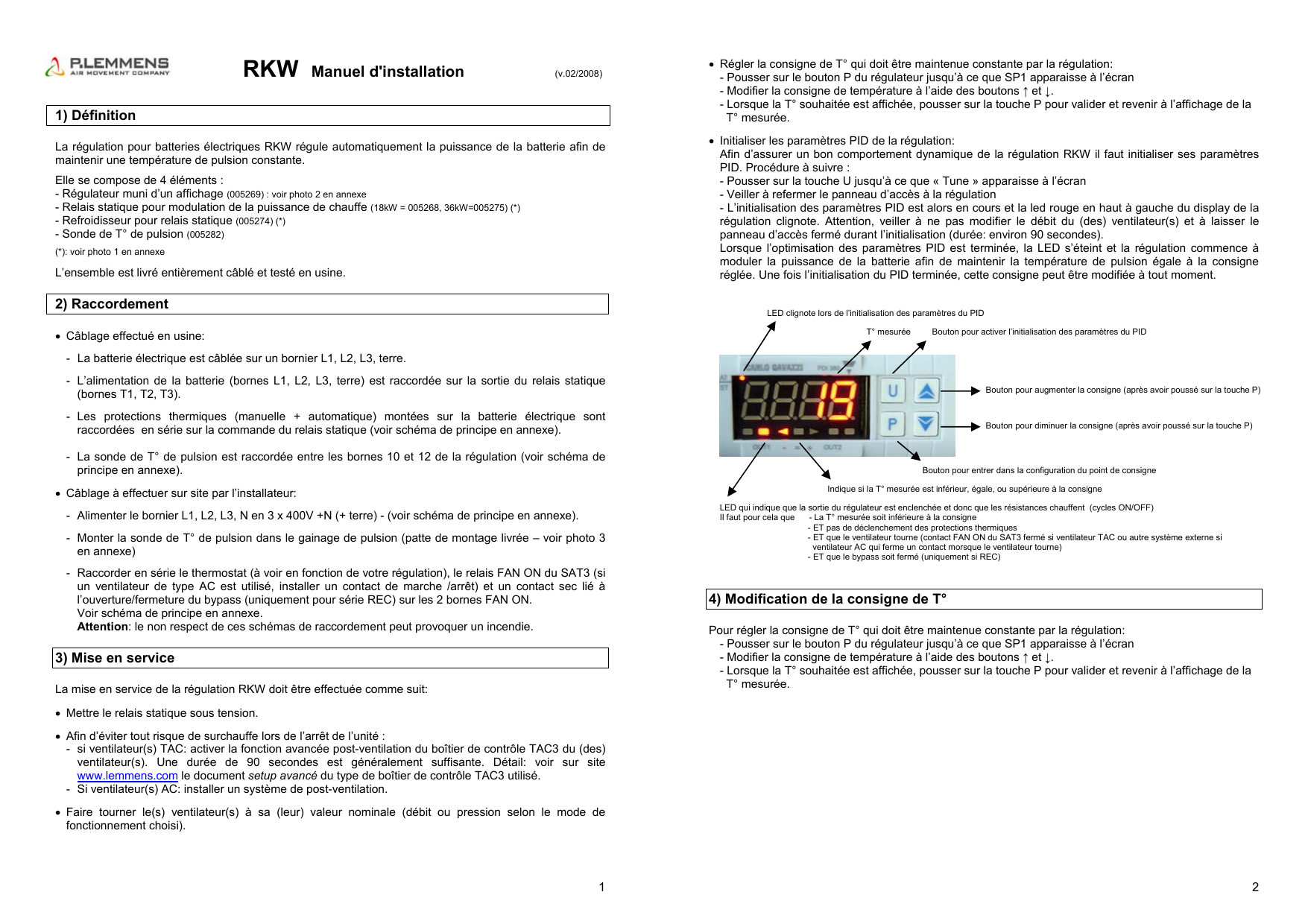 Rkw Manuel D Installation Manualzz