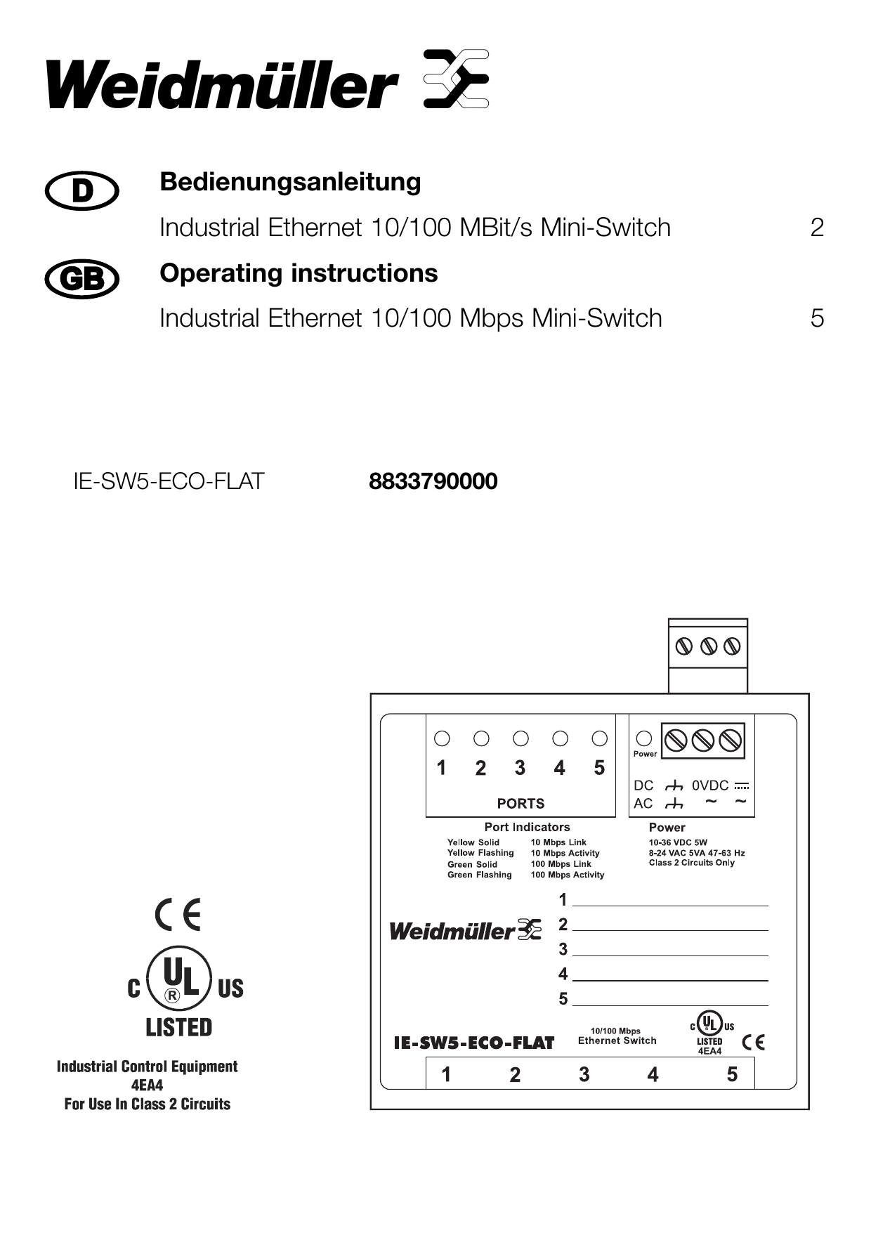 Operating Instructions | Manualzz