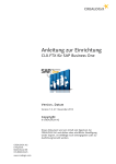 CLX.FTX Anleitung f&uuml;r SAP Business One