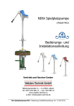 NIRA Spielplatzpumpe Mk3 - Bedienungs- und Installationsanleitung
