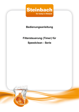 Speedclean TIMER Bedienungsanleitung - Steinbach