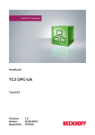 Beckhoff TC3 OPC-UA Server Handbuch