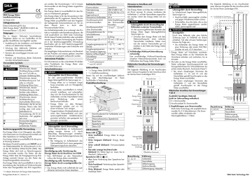 Installationsanleitung - SMA Solar Technology AG | Manualzz